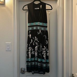 Black Tropical Dress
